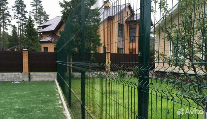 Забор из 3D сетки цена под ключ