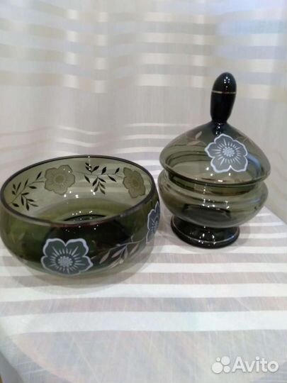 Фужеры, рюмки Богемия в золоте 