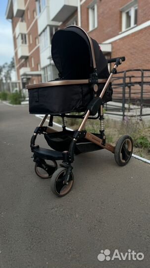 Коляска luxmom 3 в 1 бу