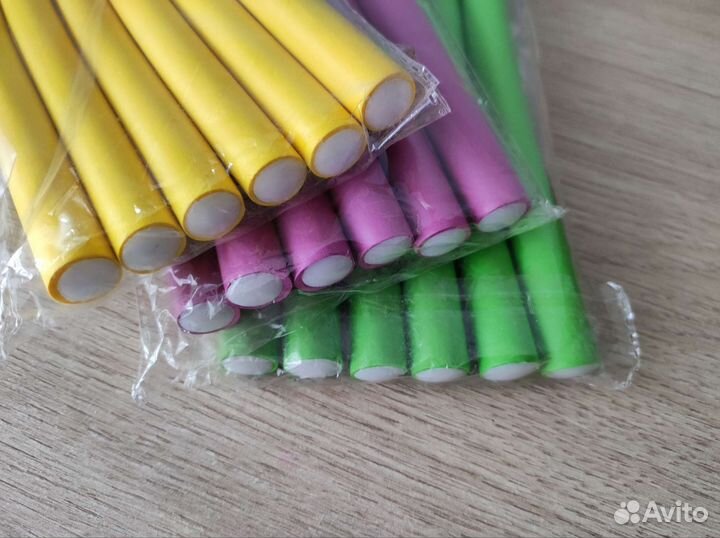 Бигуди папильотки 3 упаковки (18 штук)