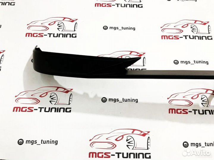 Губа переднего бампера Mercedes E-class w212 09-13