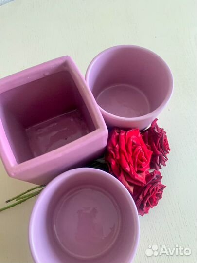 Кашпо керамическое ваза горшок для цветов