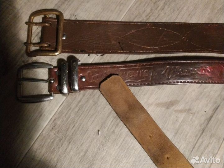 Мужской кожаный ремень