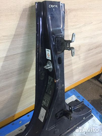 Левый порог со средней стойкой Hyundai Santa Fe