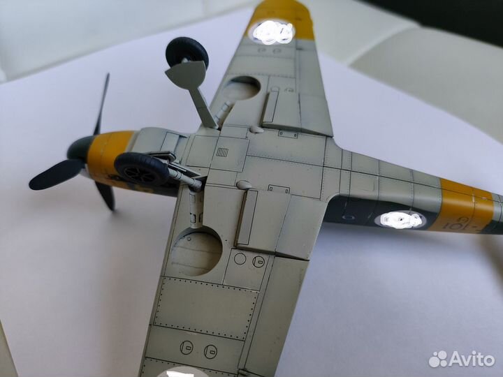 Сборная модель самолета Bf-109 F2