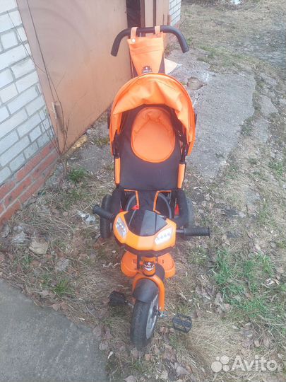 Детский трехколесный велосипед capella бу