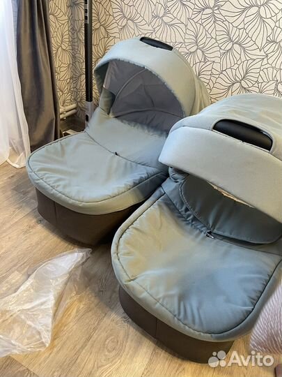 Коляска для двойни indigo 2 в 1