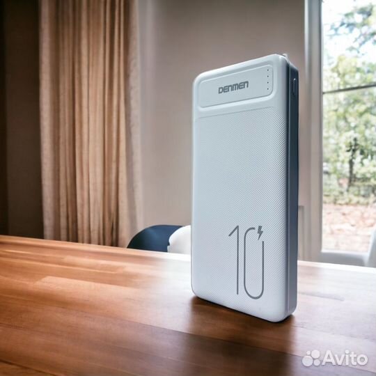 Power bank denmen DP09 10000 mAh White