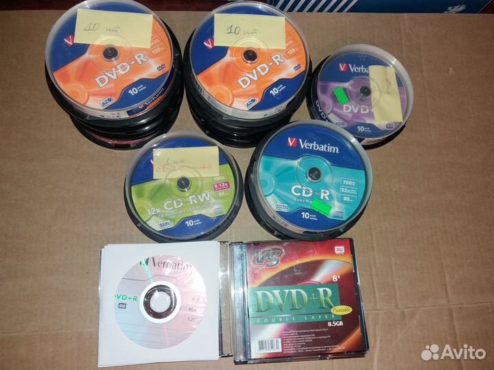Диски DVD-RW/R, CD-RW