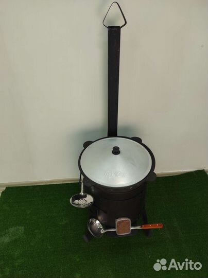 Казан чугунный 12 литров Узбекистан