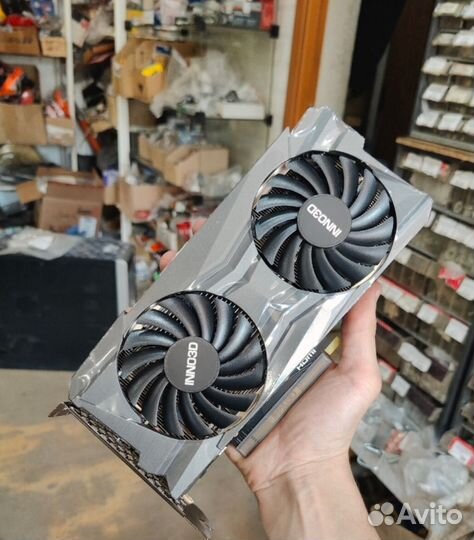 Новая RTX 3060 8GB два кулера под пломбами