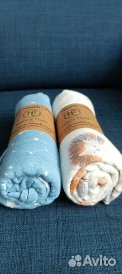 Муслиновые пеленки новые