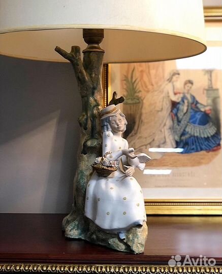 Прикроватная лампа винтаж