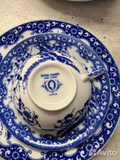 Сервиз чайн. Кост.фарфор Cameo Royal fine china