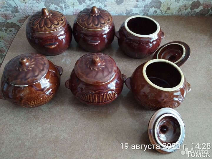 Горшочки для запекания керамические