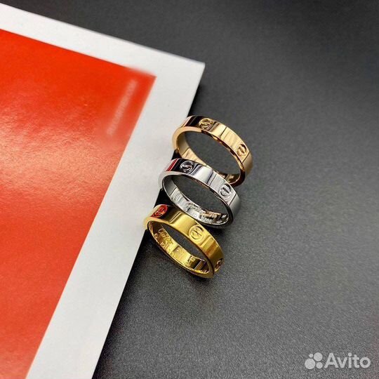 Кольцо Car.tier тонкое Люкс