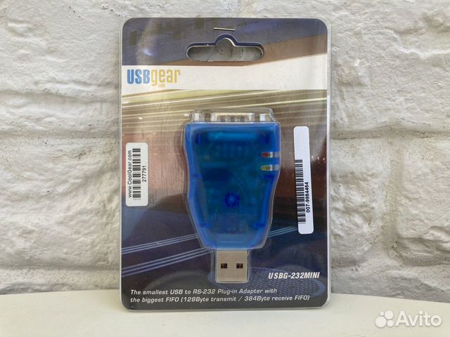 Преобразователь USB в RS-232 usbgear usbg-232mini