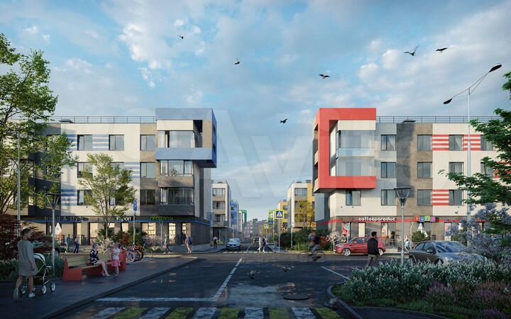 2-к. квартира, 55,6 м², 4/4 эт.