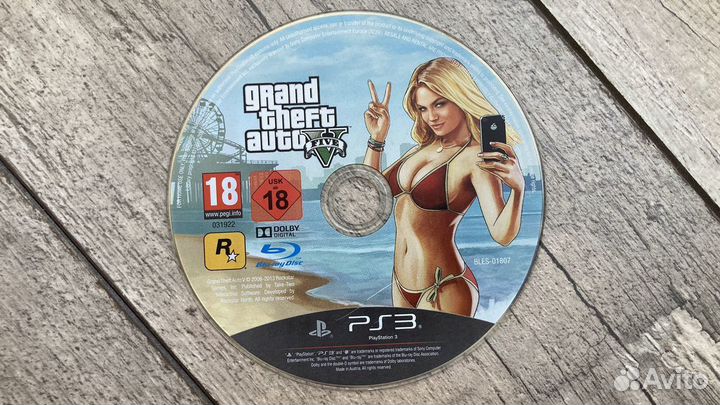 Gta 5 / GTA V Ps3 диск лицензия