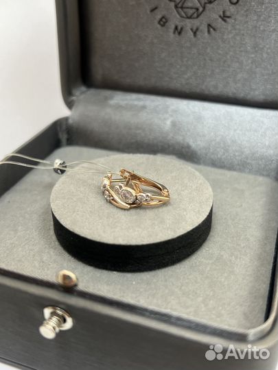 Золотые серьги проба 585 Арт.007123790123