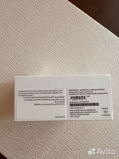 Наушники Apple AirPods Pro 2nd generation (MQD83)