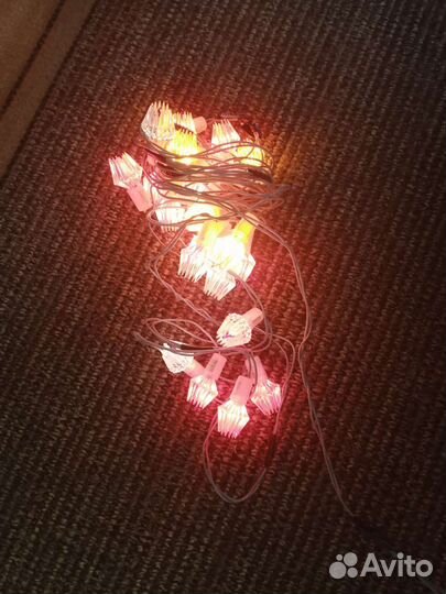 Елочная гирлянда СССР ретро, 2 шт