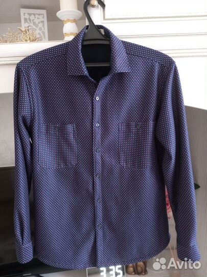 Рубашка мужская тëплая 50/52