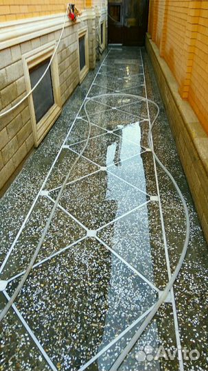 Мозаика Шлифовка Бетон Мрамор