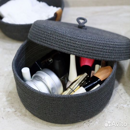 Корзина для хранения с крышкой