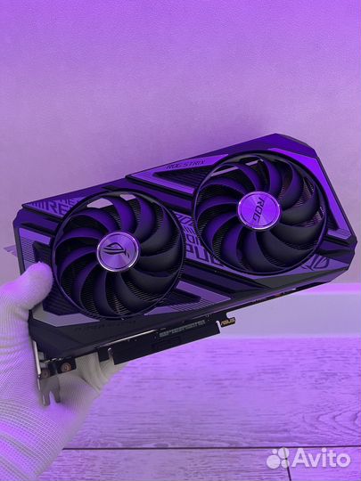 Видеокарта Rx 6600xt Asus Rog Strix