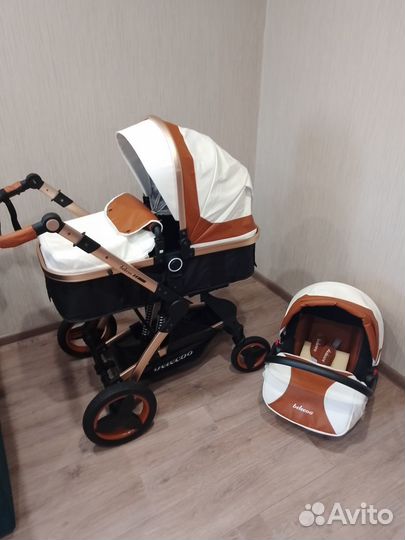 Коляска 3 в 1 Luxmom Belecoo