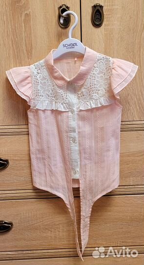 Кружевная блузка для девочки
