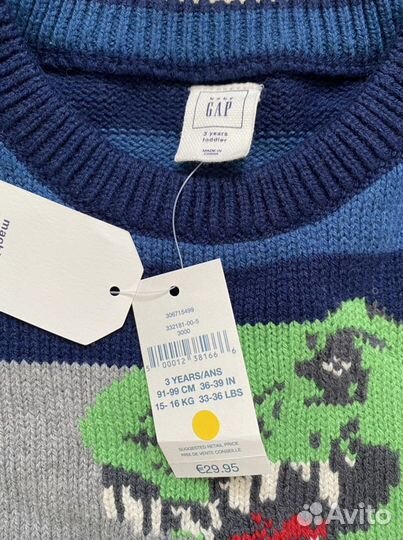 Новый Джемпер GAP 98