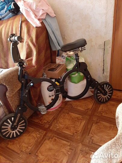 Электро велосипед складной