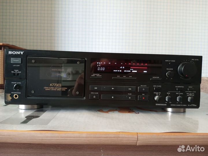 Кассетная дека sony tc k770es