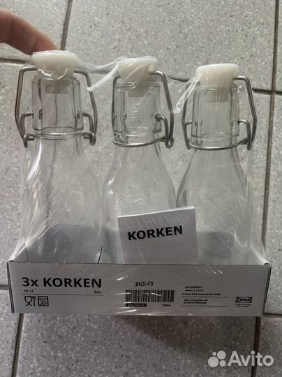 Korken бутылки с пробкой 150мл