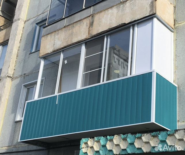 Установка балконов, окон