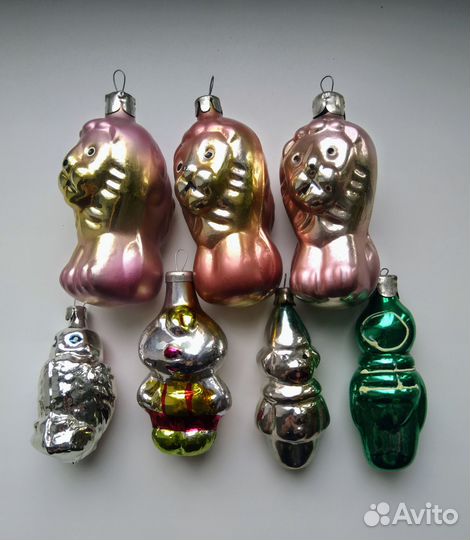 Ёлочные игрушки СССР