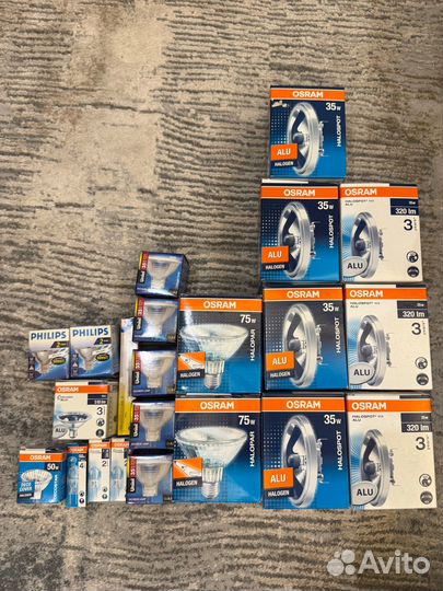 Лампы osram в ассортименте