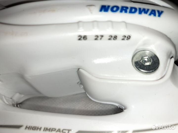 Коньки детские Nordway размер 26-29