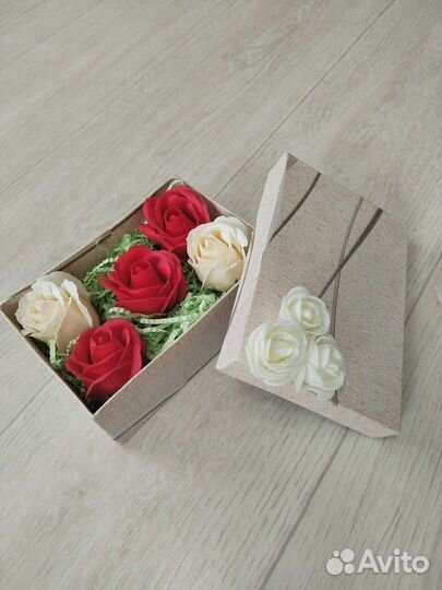 Букет из мыльных роз