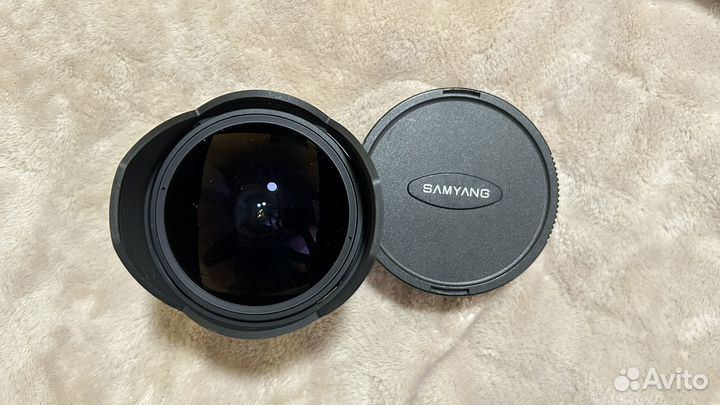 Объектив samyang 8 mm 1:3.5 fish-eye для Canon
