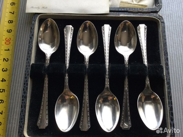 Серебряные кофейные ложечки