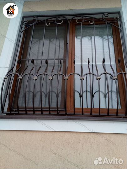 Решетки на окна кованые