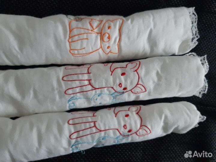 Комплект 24 фенс-бампера + постельное белье