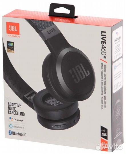 Наушники накладные Bluetooth JBL Live 460NC Black