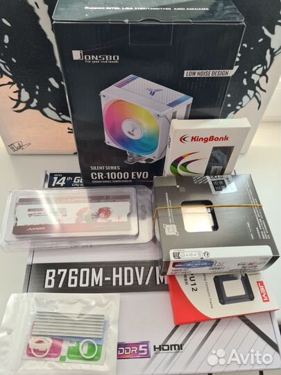 Intel i5 13490f +B760 +32Gb 6400Mhz +1Tb SSD+Кулер