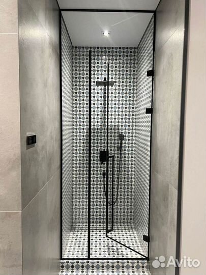 Шторка для душа из закаленного стекла