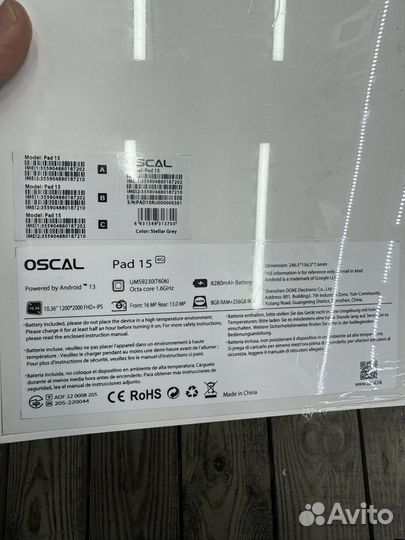 Новый планшет Blackview Oscal Pad 15 8/256