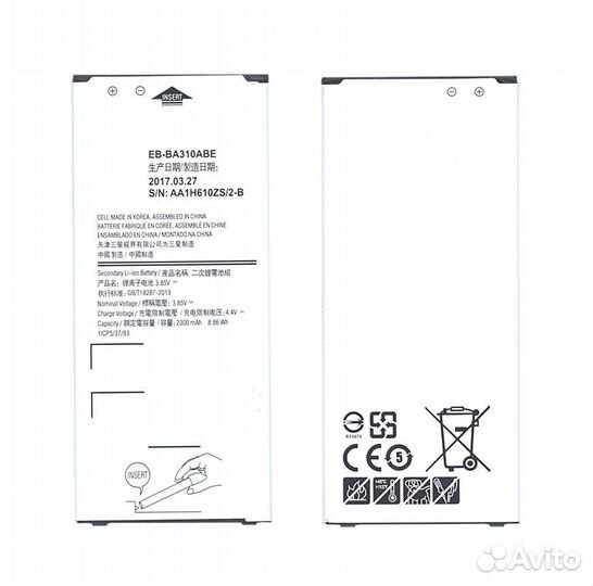 EB-BA310ABE Samsung Galaxy A3 (2016) SM-A310 2300m